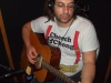 Troy Spiropoulos tracking acoustic guitar for the Vol.2 - The Scattering sessions (6-30-08)   photo by Burt Malcuit