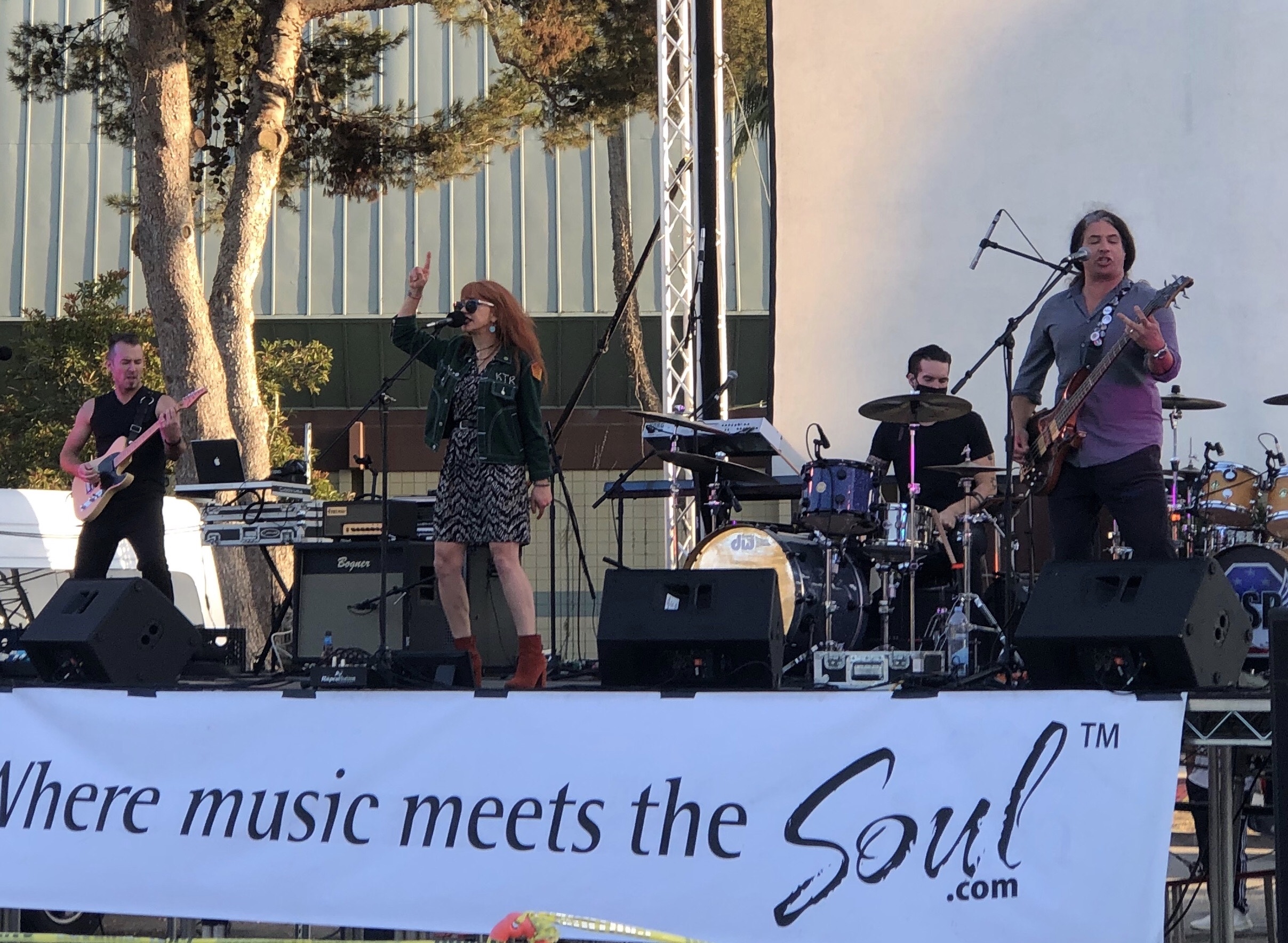 "Concerts In Cars" series by The Canyon at The Oxnard Performing Arts Center, Oxnard, CA ( 9-26-2020) photo by Gina Spiropoulos